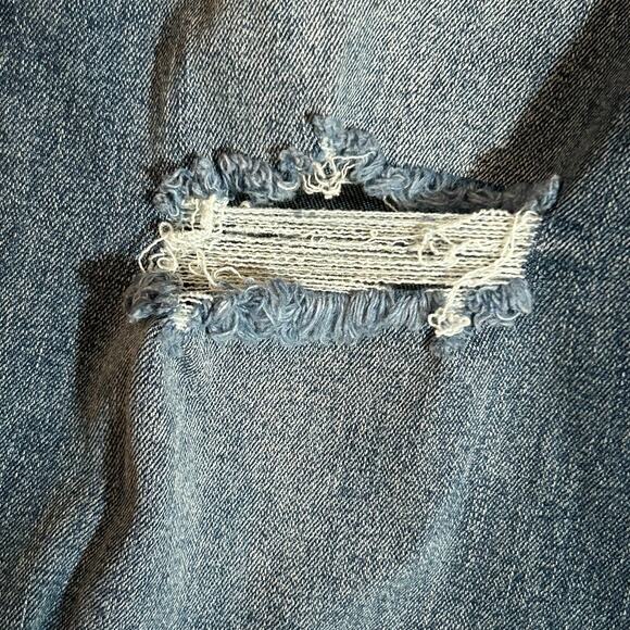 True Religion Jeans Womens Blue Carrie Low Rise Flare Stretch Made in USA 34x32 - Picture 7 of 13